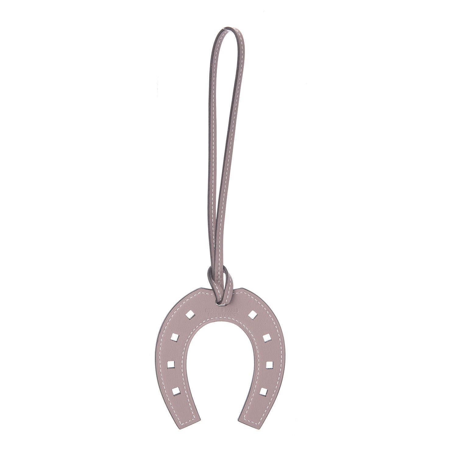 Hermes Swift Paddock Horseshoe Bag Charm Glycine 4 of 5