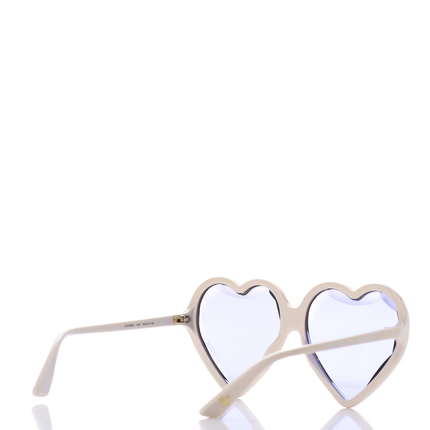 Hollywood Forever Heart Sunglasses GG0360S White