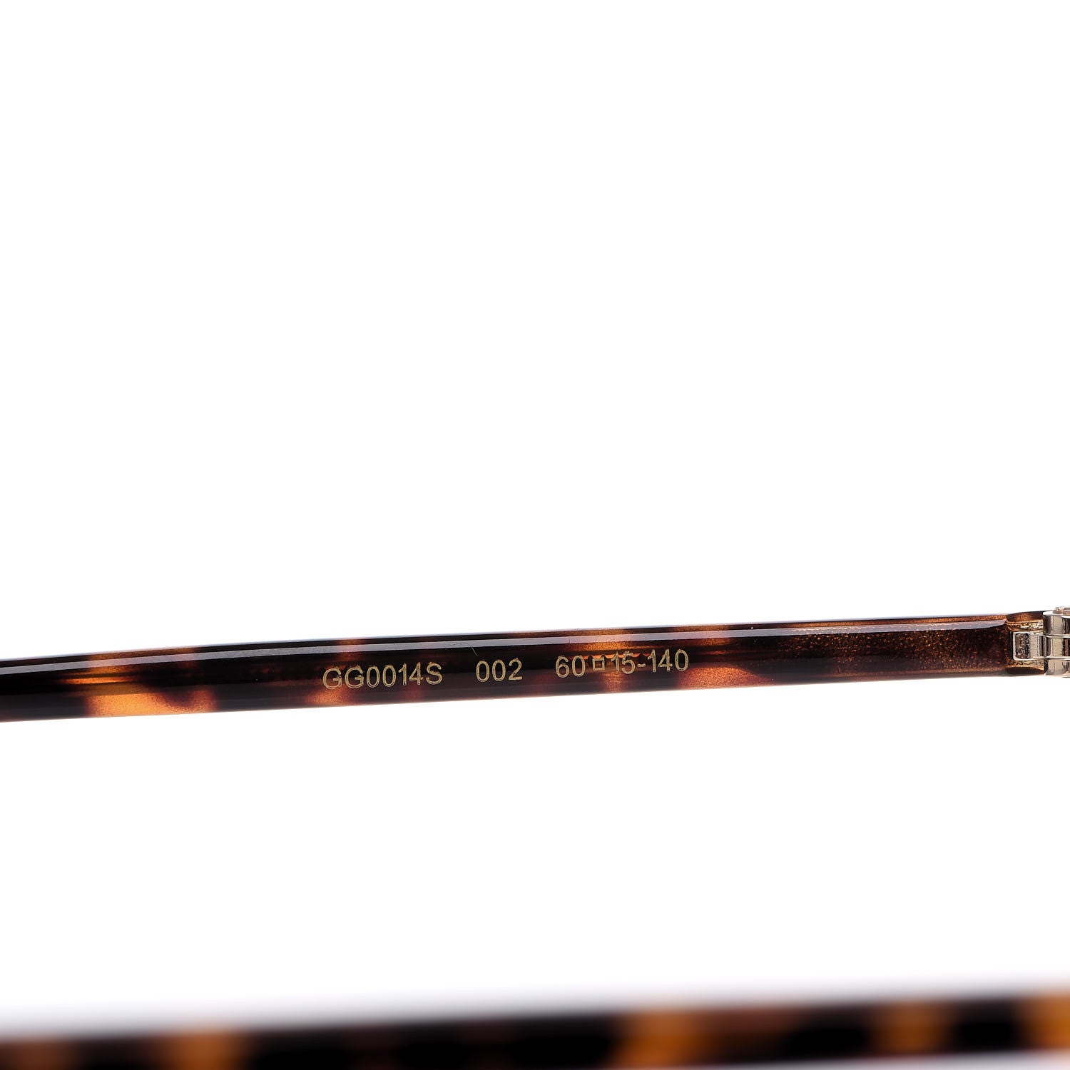 Gucci Aviator Sunglasses GG0014S Tortoise 6 of 7