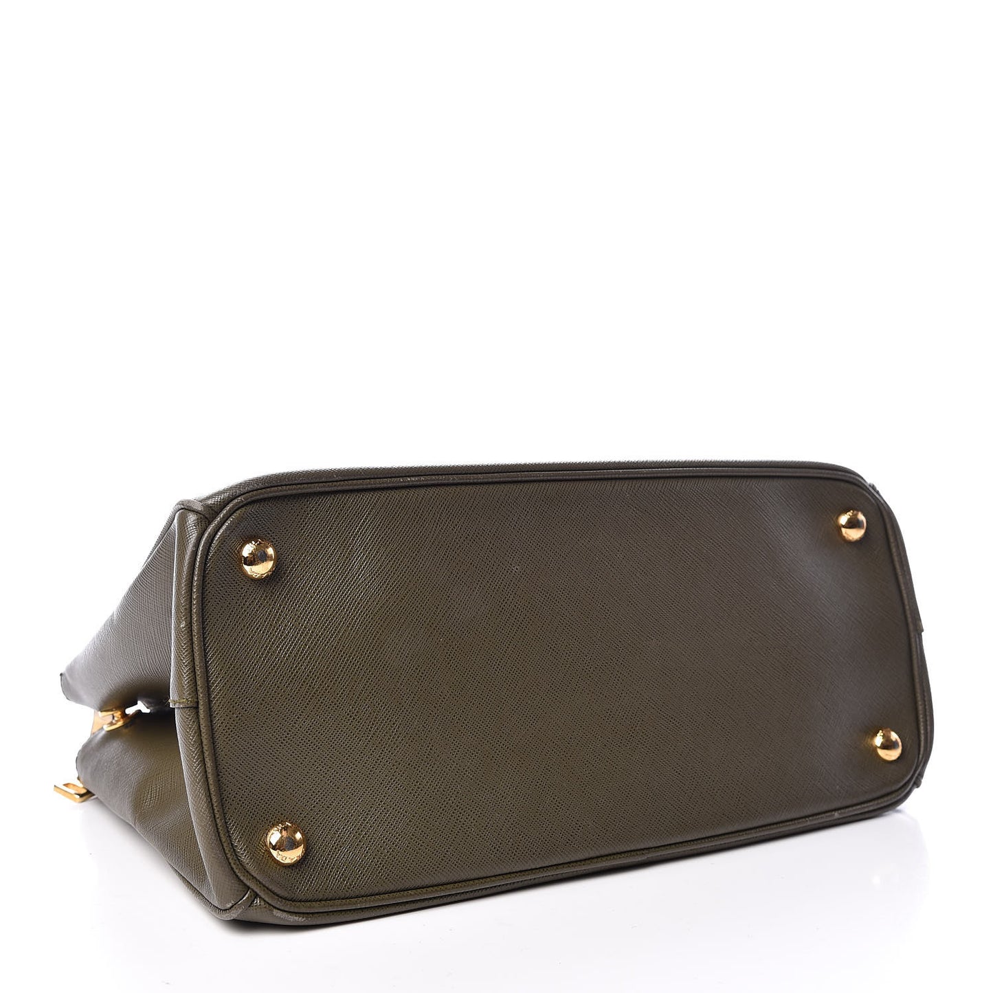 Saffiano Small Galleria Double Zip Tote Militare
