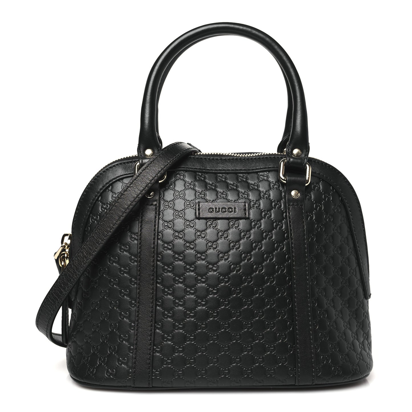 Microguccissima Mini Dome Bag Black