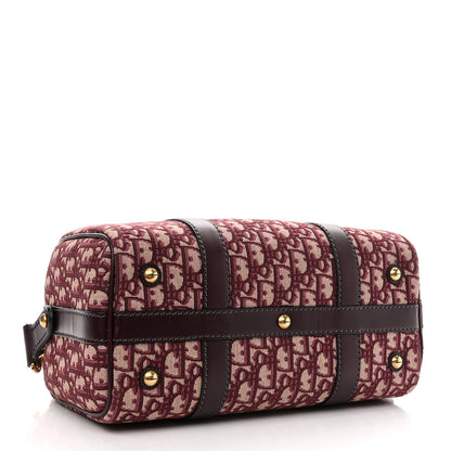 Christian Dior Oblique Boston Bag Bordeaux 4 of 10