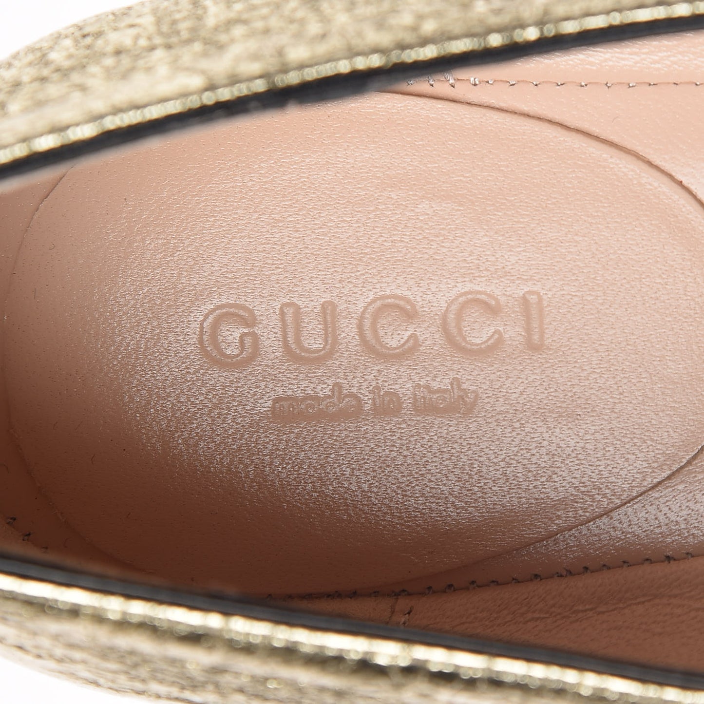 Galassia GG Marmont Fringe Flats 36 Platino