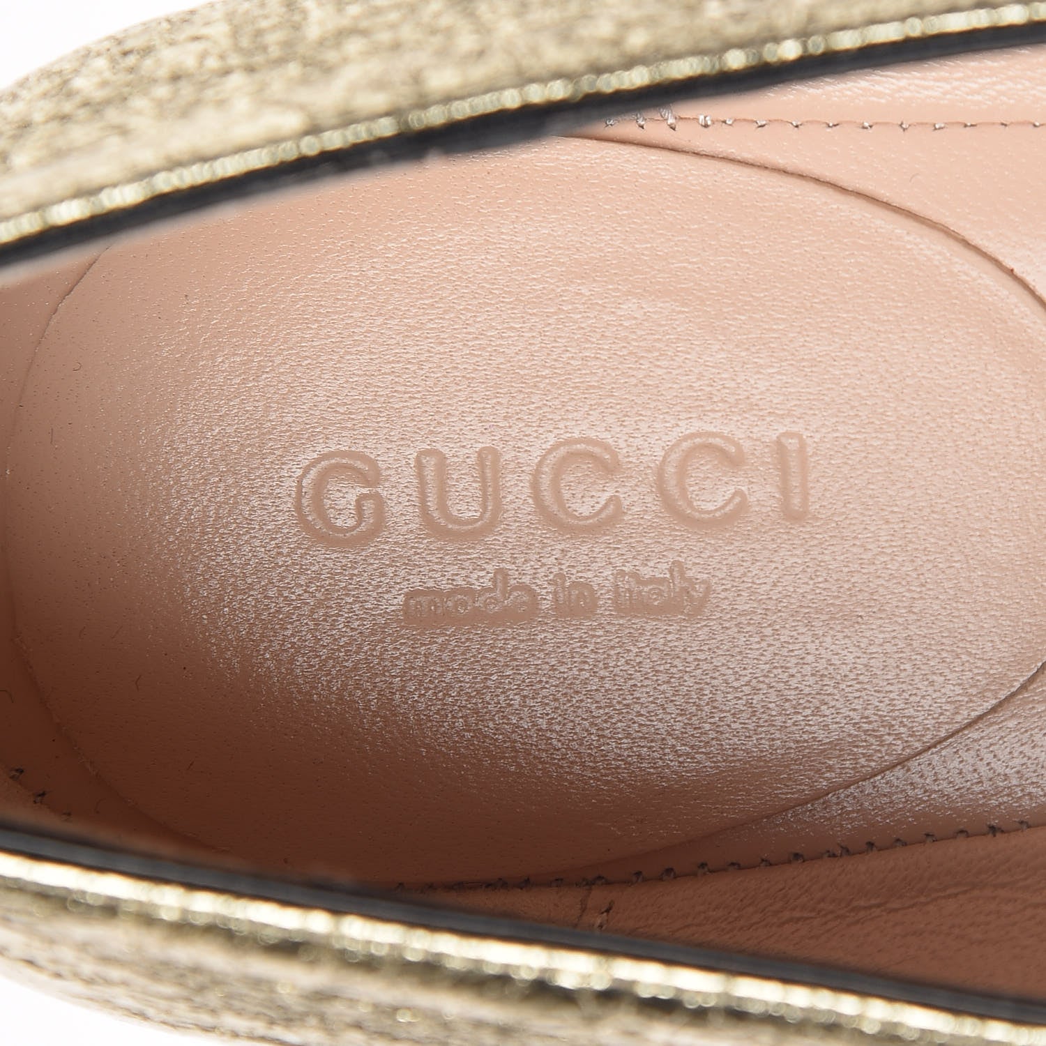 Gucci Galassia GG Marmont Fringe Flats 36 Platino 7 of 8