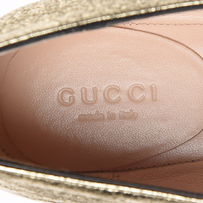 Gucci Galassia GG Marmont Fringe Flats 36 Platino 7 of 8