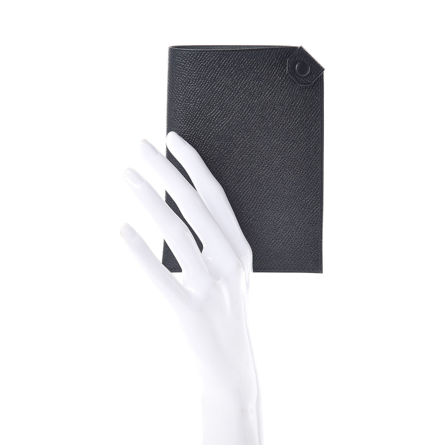 Hermes Epsom Tarmac PM Passport Holder Black 2 of 7