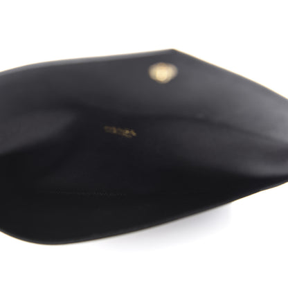 Prada Saffiano Letter Envelope Wallet Black 6 of 9