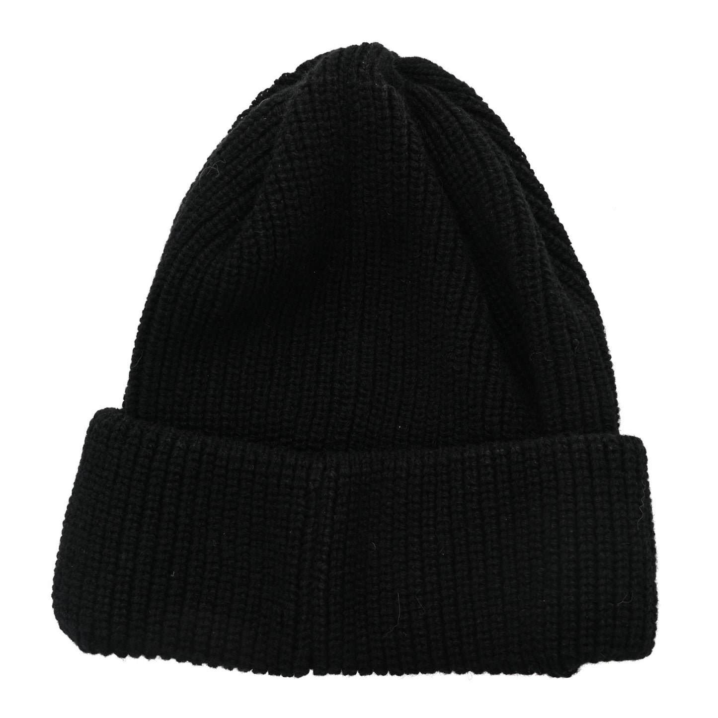 Cashmere Logo Beanie Hat Black White