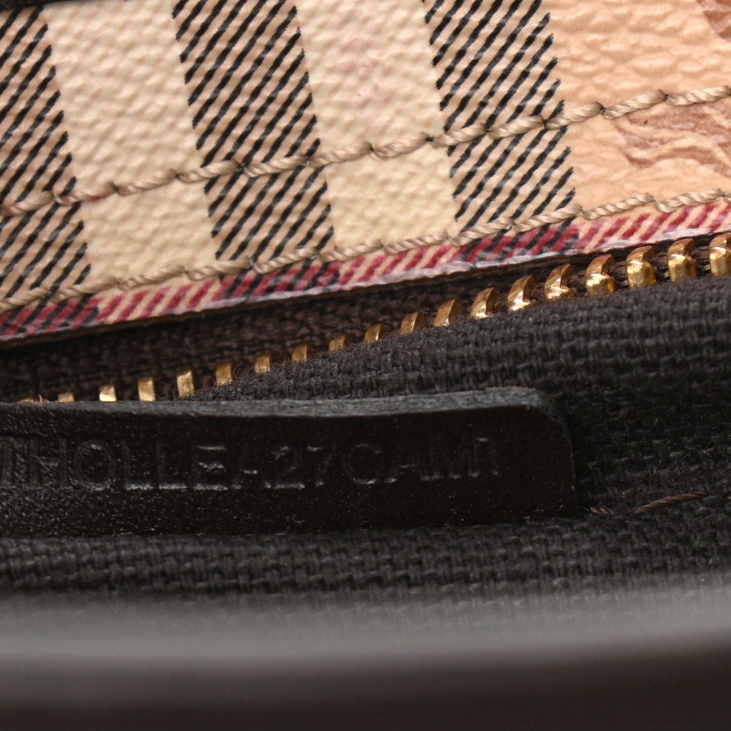 Haymarket Check Medium Regent Tote Chocolate