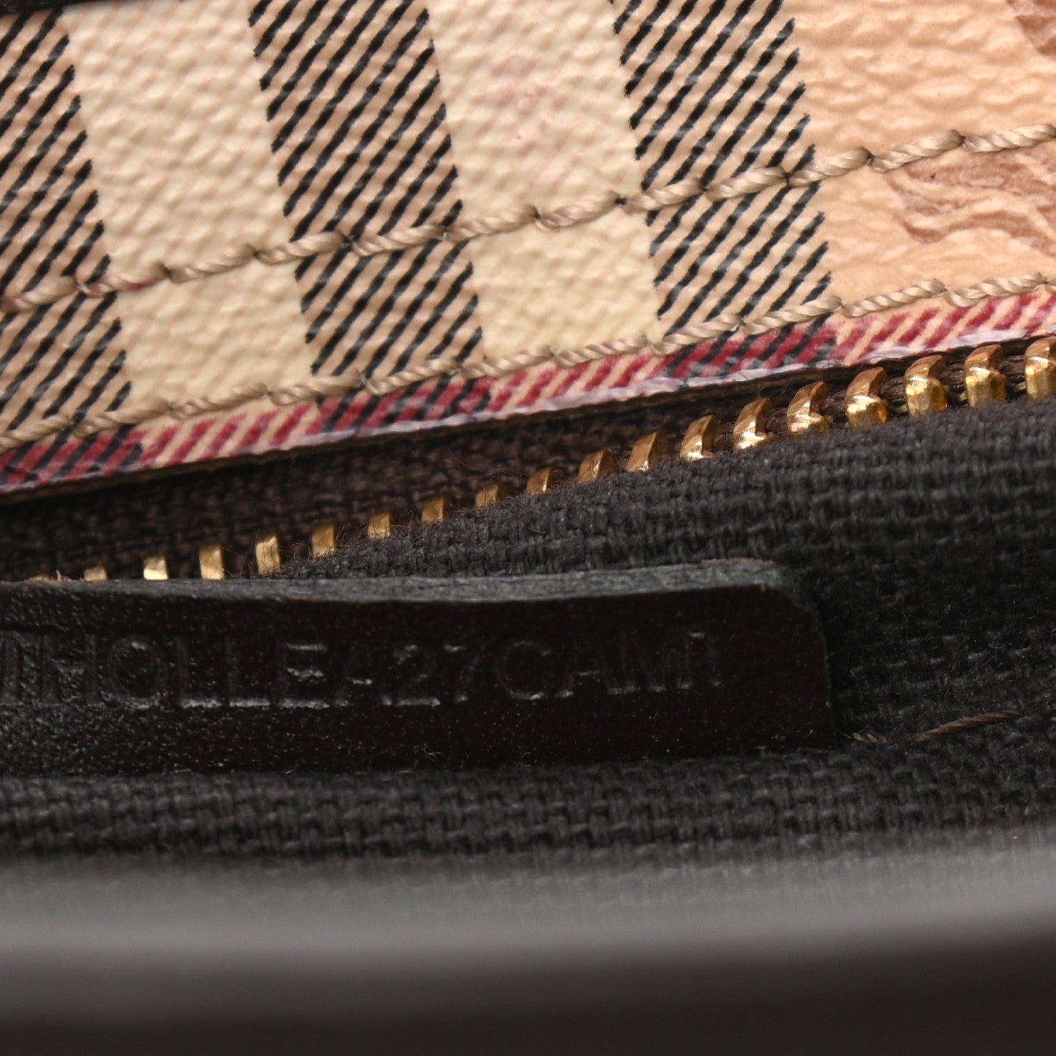 Burberry Haymarket Check Medium Regent Tote Chocolate 7 of 11