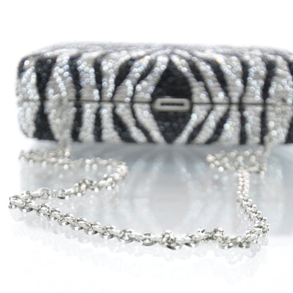 Judith Leiber Austrian Crystal Zebra Evening Bag 5 of 7