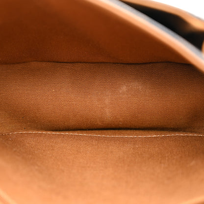 Celine Triomphe Canvas Medium Folco Bag Tan 5 of 11