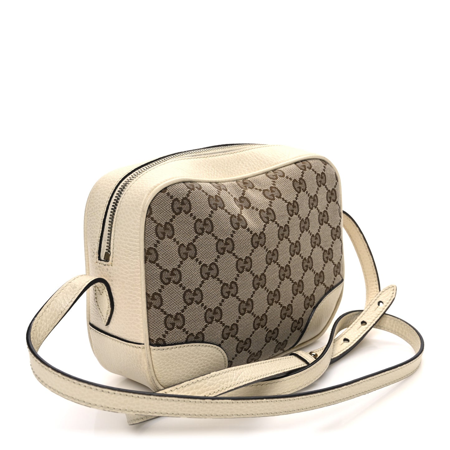 Monogram Dollar Calfskin Mini Bree Messenger Bag Beige Ebony Avoire