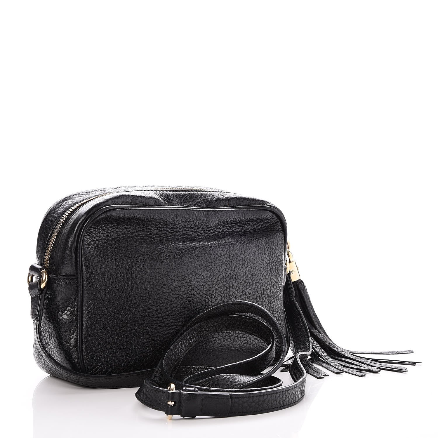 Gucci Pebbled Calfskin Small Soho Disco Bag Black 3 of 7