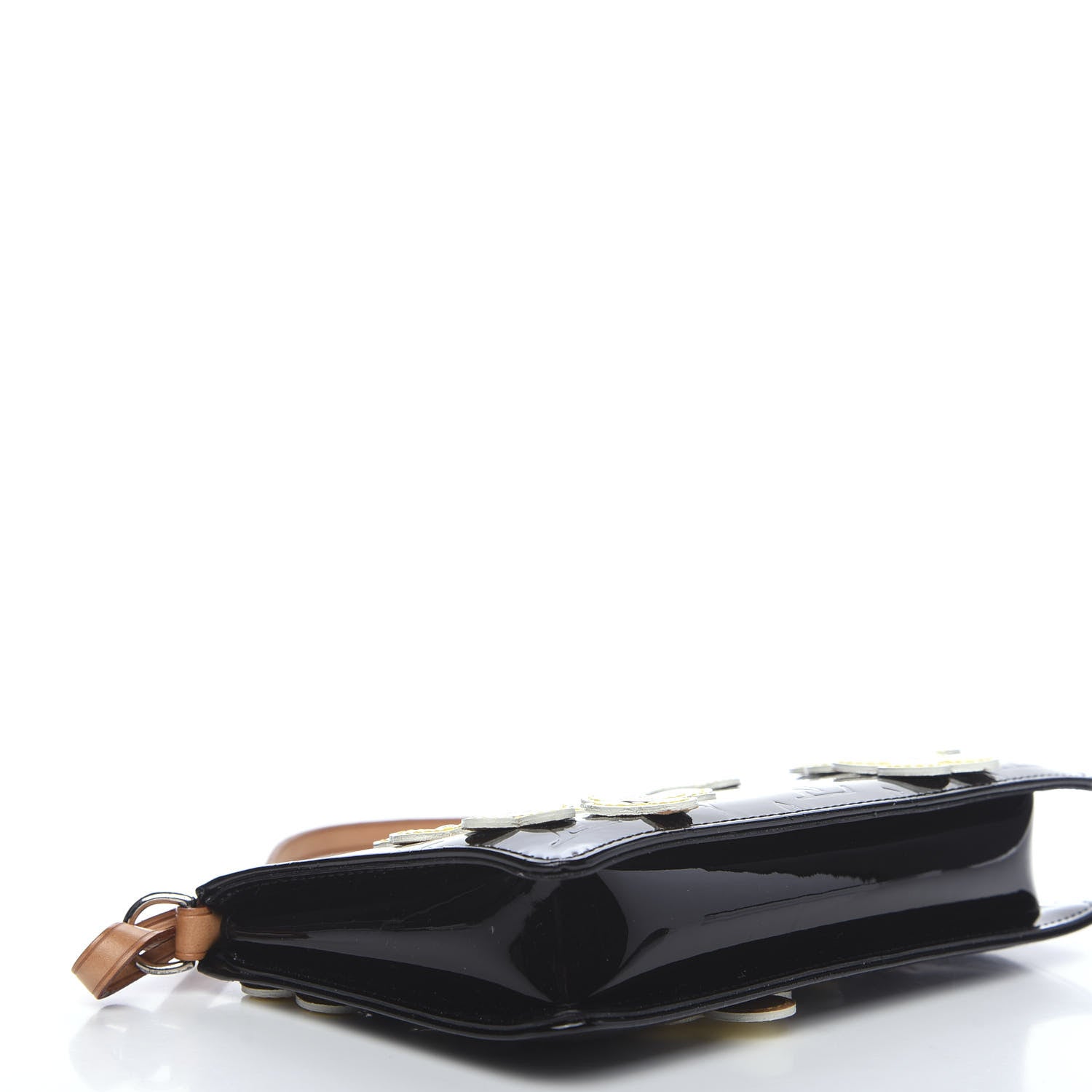 Louis Vuitton Vernis Lexington Fleurs Pochette Black 3 of 9