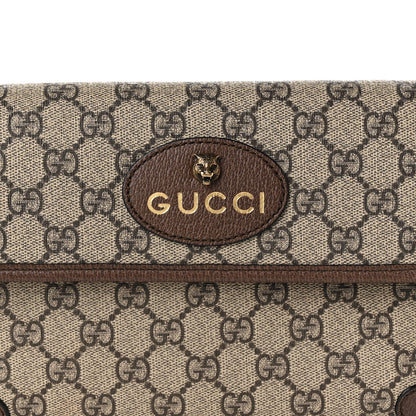 Gucci GG Supreme Monogram Neo Vintage Web Belt Bag Brown 7 of 9