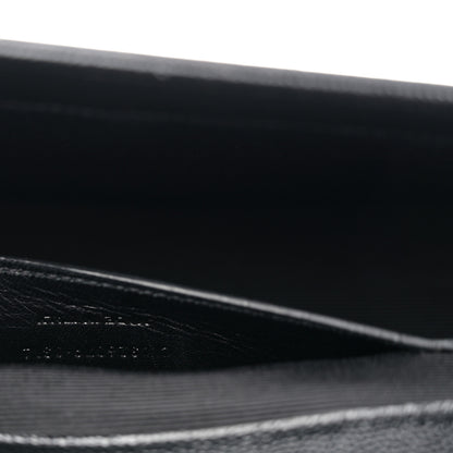 Saint Laurent Grain De Poudre Monogram Cassandre Clutch Black 7 of 7