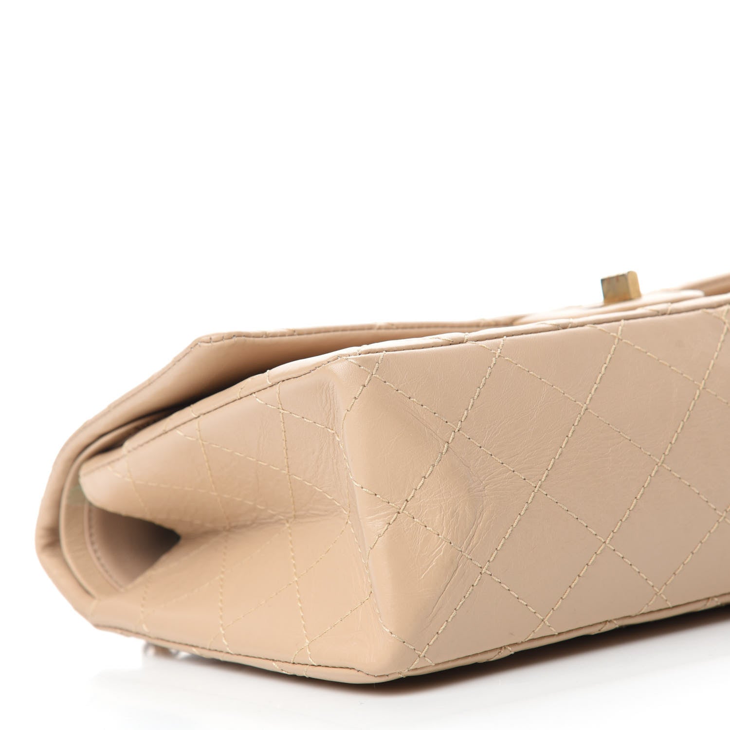 Chanel Aged Calfskin Quilted 2.55 Reissue 226 Flap Light Beige 6 of 14