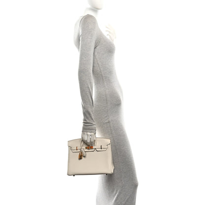 Hermes Togo Birkin 25 Craie 2 of 11