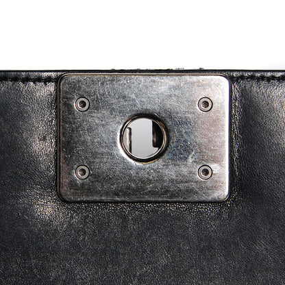 Chanel Lambskin Quilted Medium Boy Flap Black 6 of 9