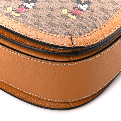 Gucci X DISNEY Mini Vintage GG Supreme Monogram Mickey Mouse Small Flap Messenger Bag Beige Vintage Sun Oil 11 of 12