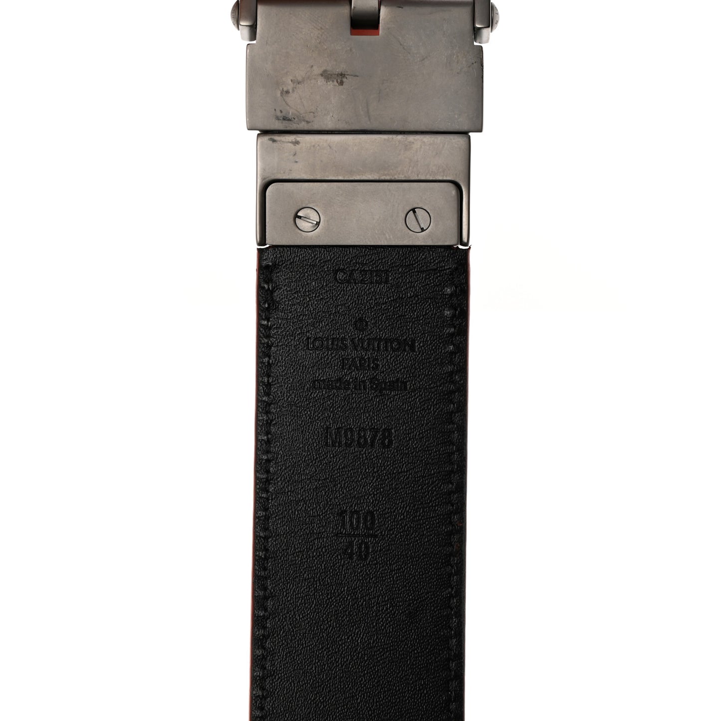 Damier Infini Calfskin 35mm Belt 95 38 Magma