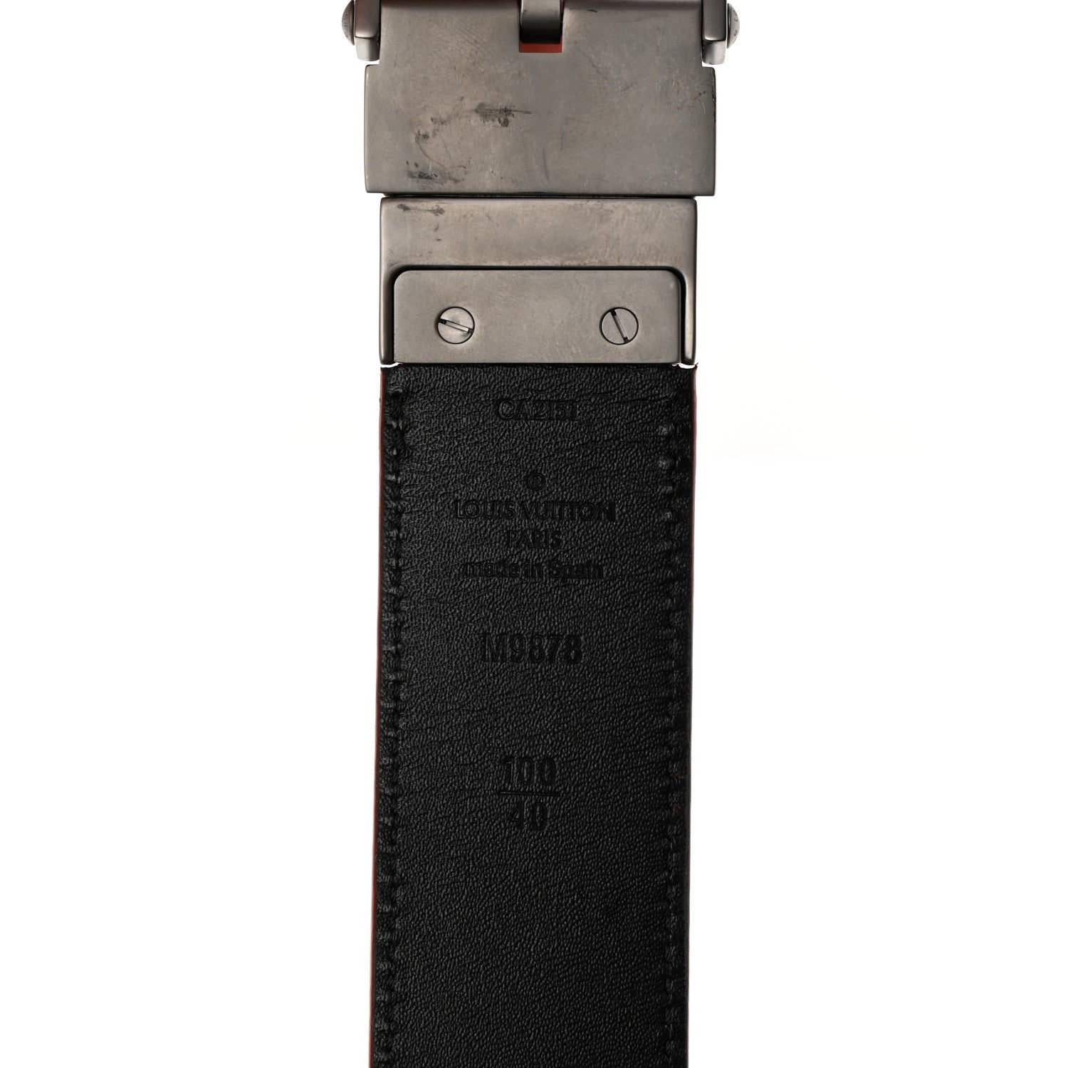 Louis Vuitton Damier Infini Calfskin 35mm Belt 95 38 Magma 4 of 7