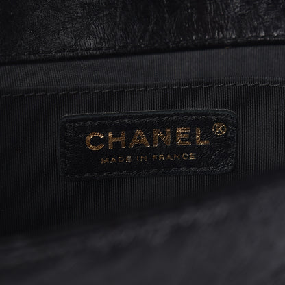 Chanel Aged Calfskin Quilted Medium Jacket Boy Flap Black 6 of 11