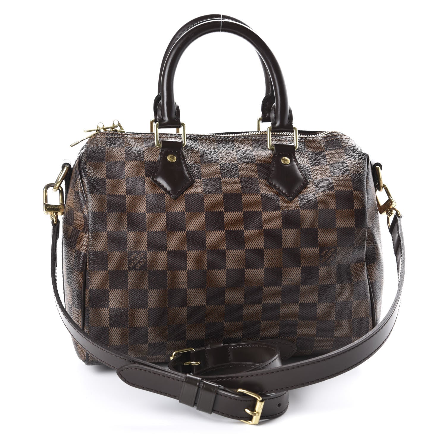 Louis Vuitton Damier Ebene Speedy Bandouliere 25 3 of 12