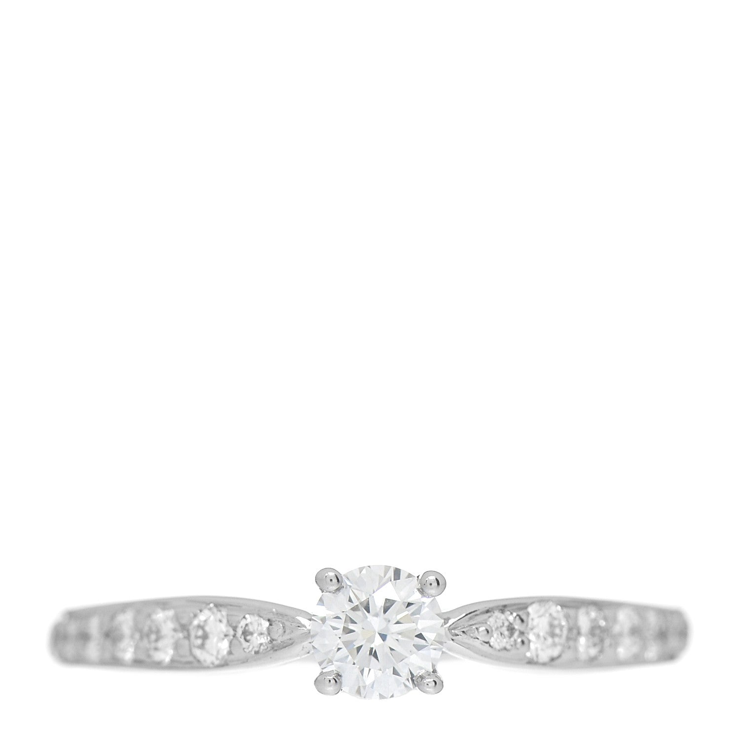 Tiffany Platinum Diamond .20ct Round Brilliant Harmony Engagement Ring 49 5 1 of 5