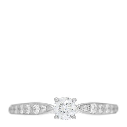 Tiffany Platinum Diamond .20ct Round Brilliant Harmony Engagement Ring 49 5 1 of 5