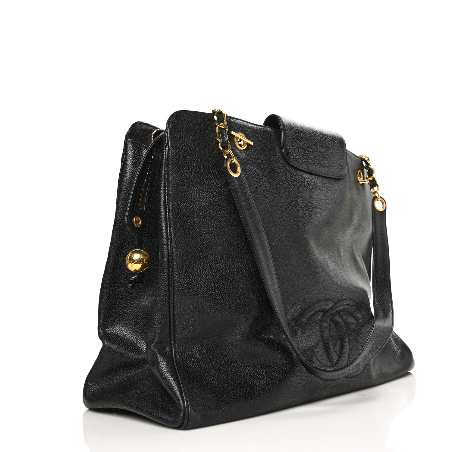 Chanel Caviar XL Weekender Bag Black 3 of 9