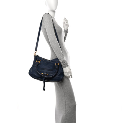 Chloe Calfskin Medium Marcie Satchel Royal 2 of 15