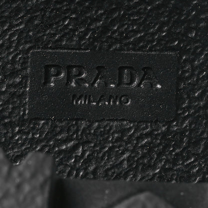 Prada Spazzolato Re-Nylon Metal Triangle Logo 90mm Tall Boots 37 Black 6 of 9