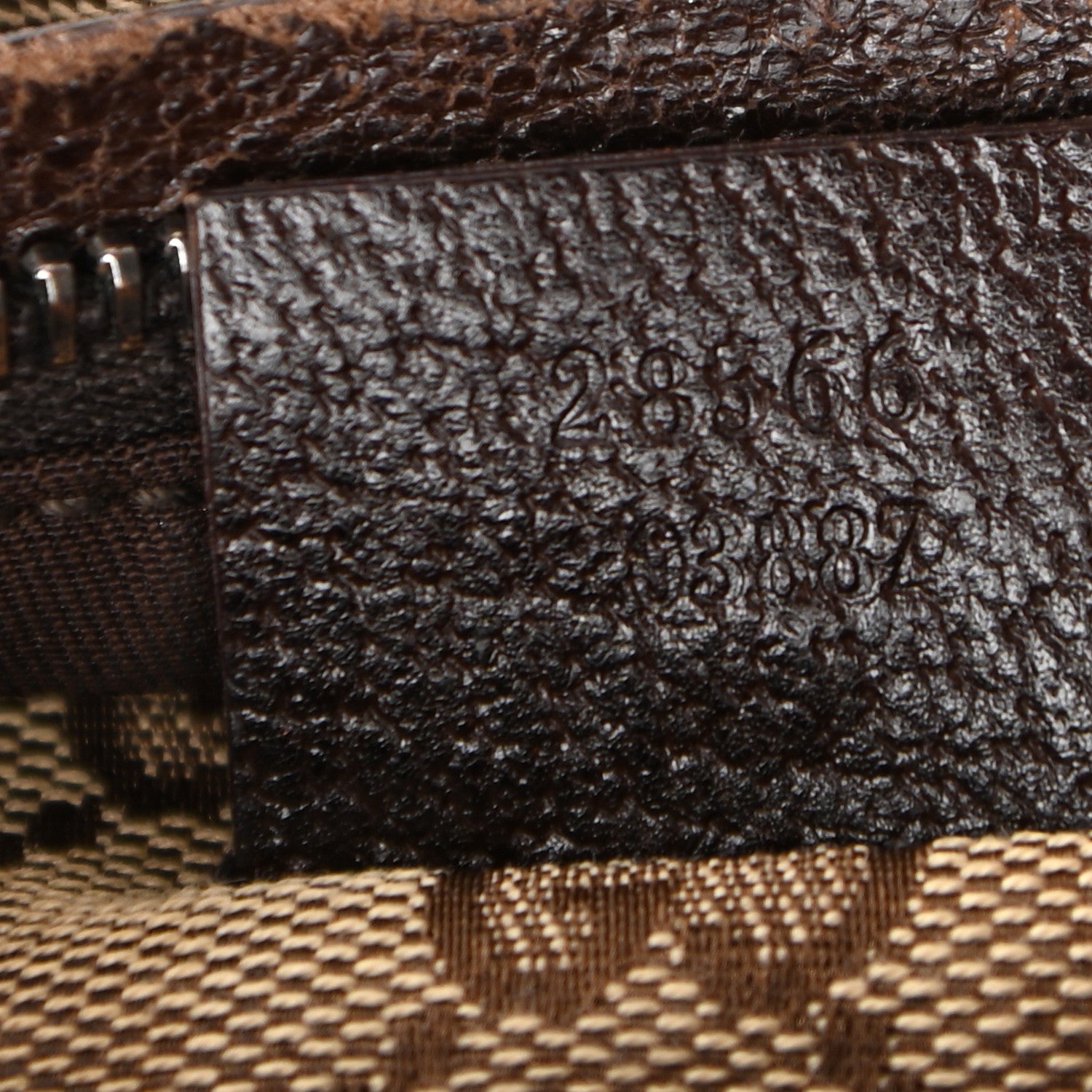 Gucci GG Monogram Double Pocket Belt Bag Dark Brown 8 of 13