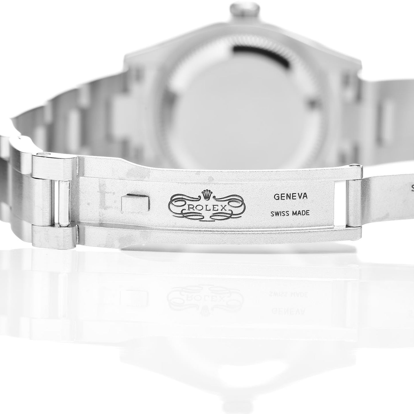 Stainless Steel 26mm Oyster Perpetual Watch Pink Index 176200