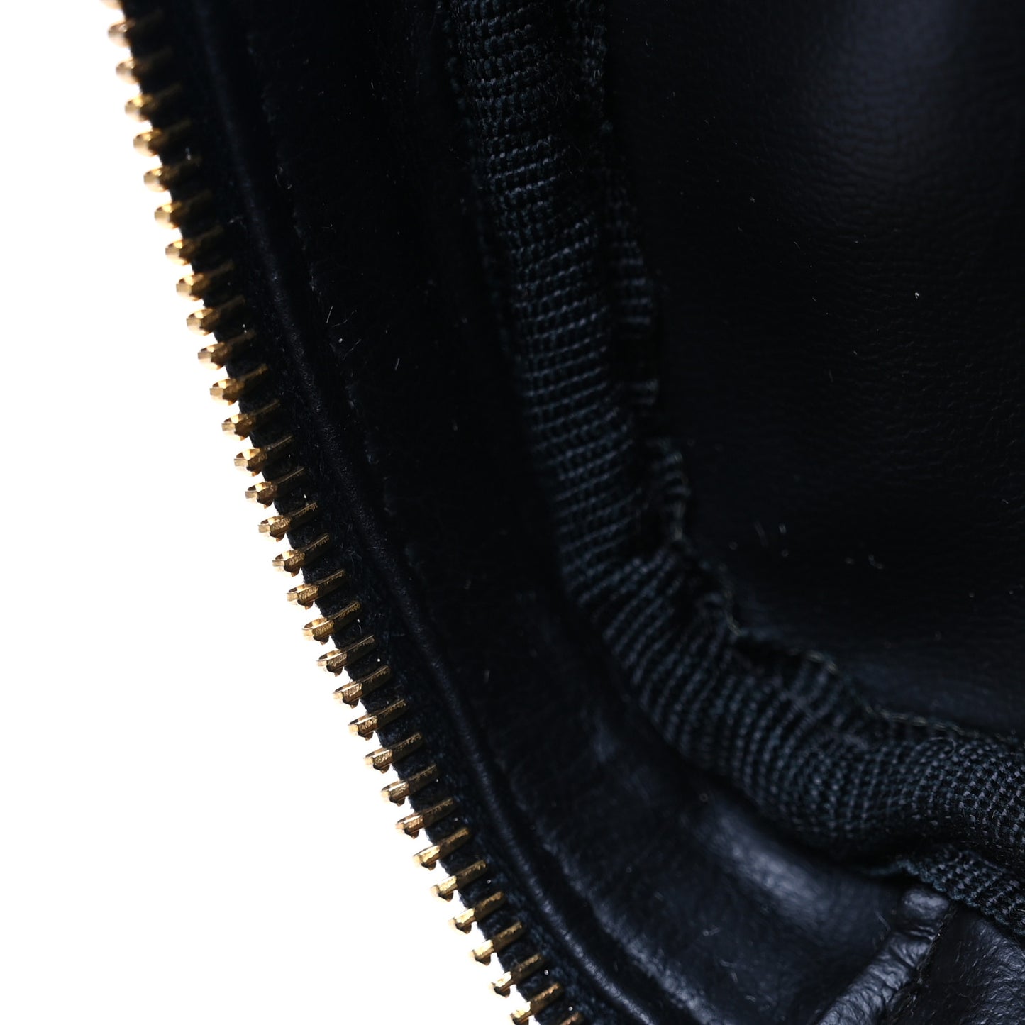 Lambskin Vanity Cosmetic Case Black