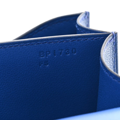 Hermes Chevre Mysore Constance 18 Bleu Electrique 7 of 11