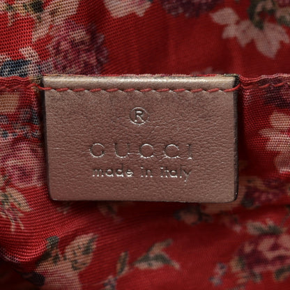 Gucci Laminated Nappa Web Trapuntata Small GG Shoulder Bag Argento 6 of 10