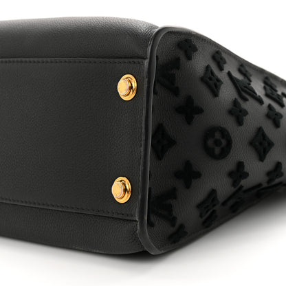 Louis Vuitton Calfskin Monogram Tufting On My Side Black 8 of 12
