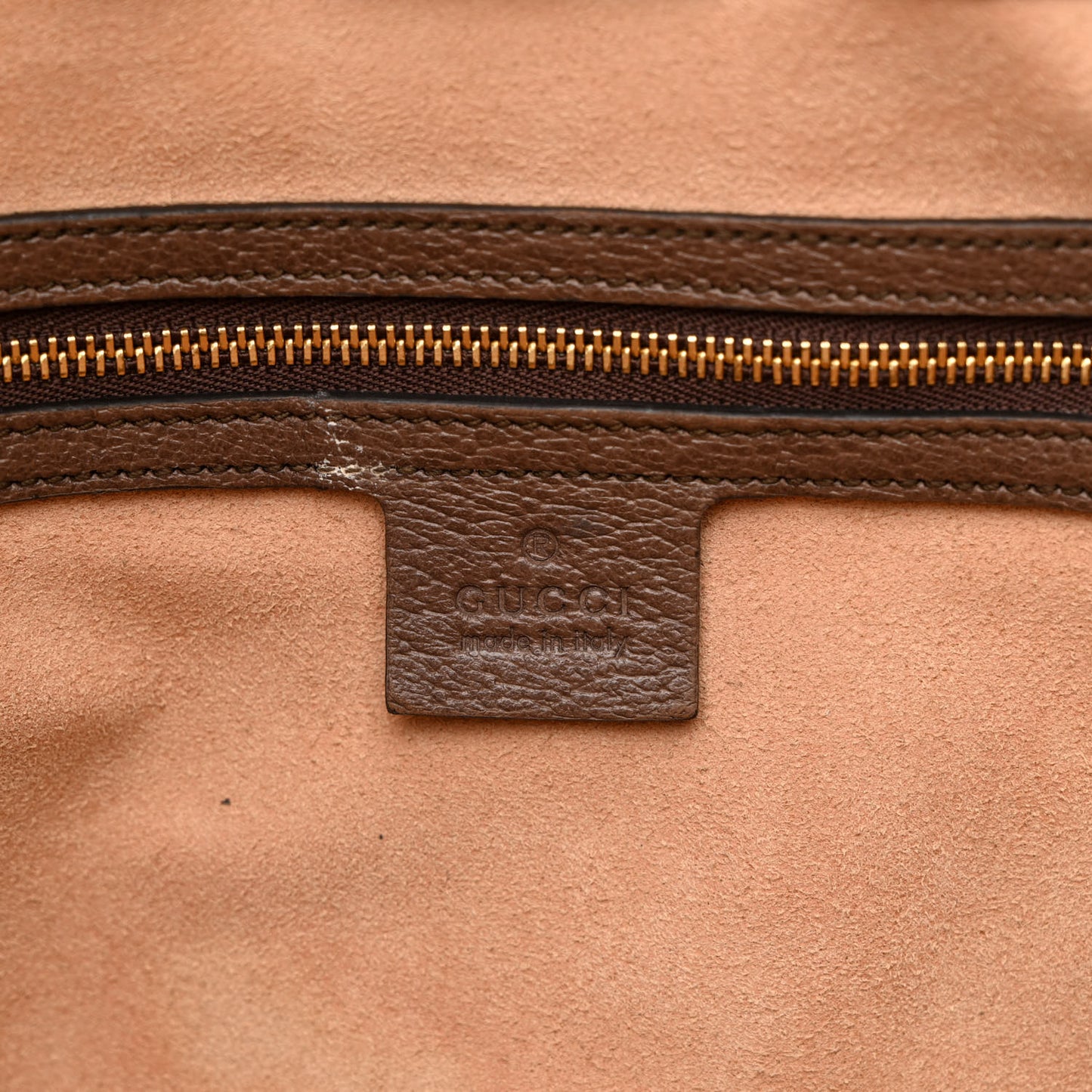 GG Supreme Monogram Textured Calfskin Web Medium Ophidia Shopping Tote Beige Ebony New Acero