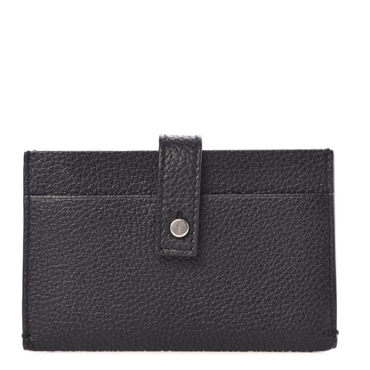 Saint Laurent Grained Calfskin Sac De Jour Card Case Black 1 of 6