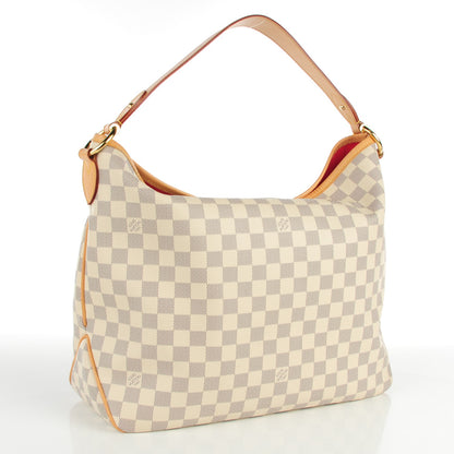 Louis Vuitton Damier Azur Delightful MM Pink 3 of 8
