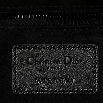 Christian Dior Calfskin Cannage Diamond Cannage Medium Lady Dior Black 6 of 11