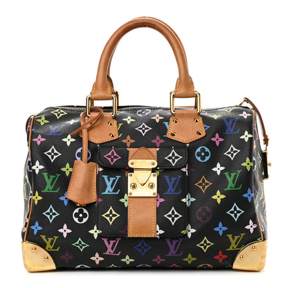 Louis Vuitton Monogram Multicolor Speedy 30 Black 1 of 11