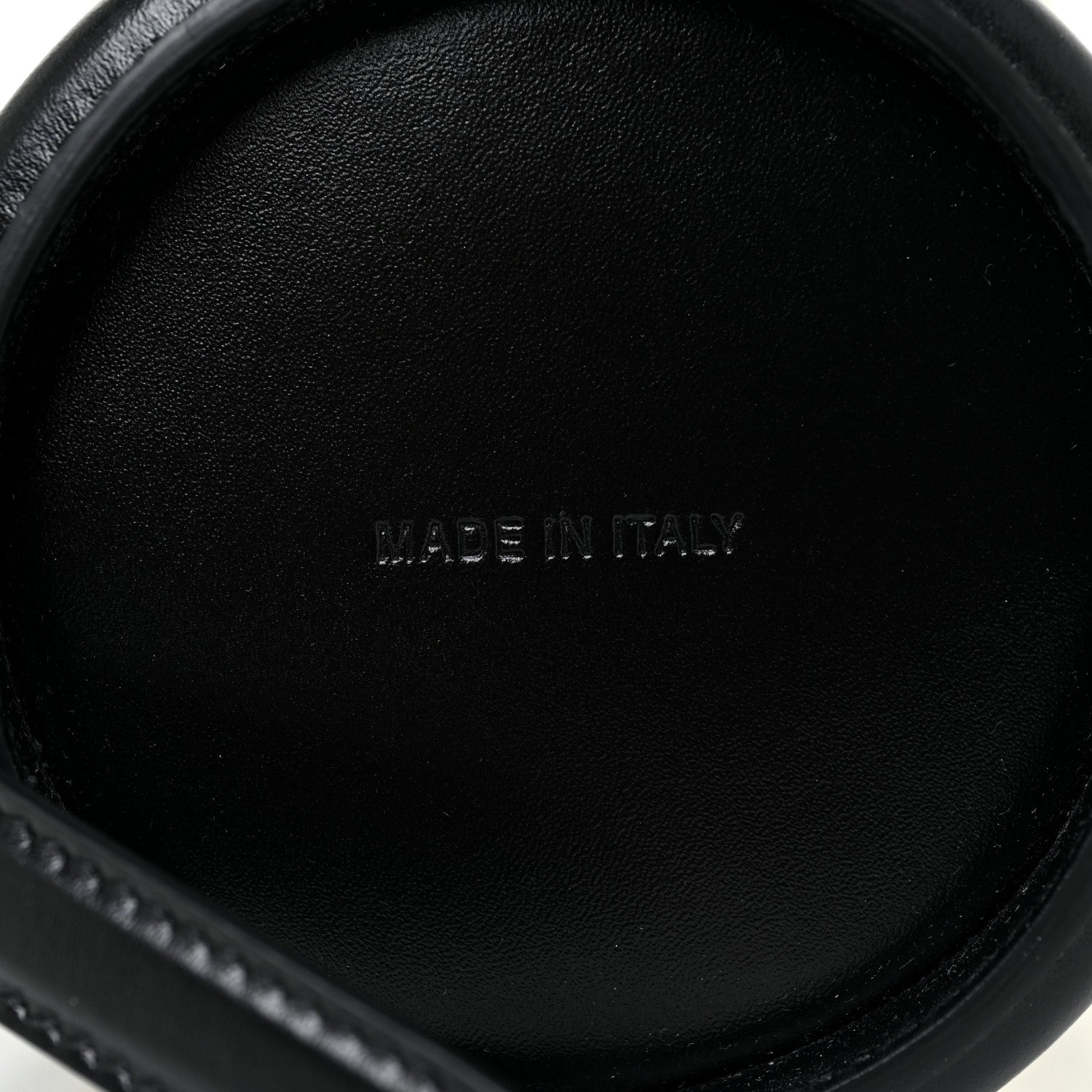 Alexander McQueen Calfskin Mini Curve Bucket Bag Black White 7 of 10