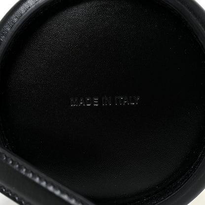 Alexander McQueen Calfskin Mini Curve Bucket Bag Black White 7 of 10