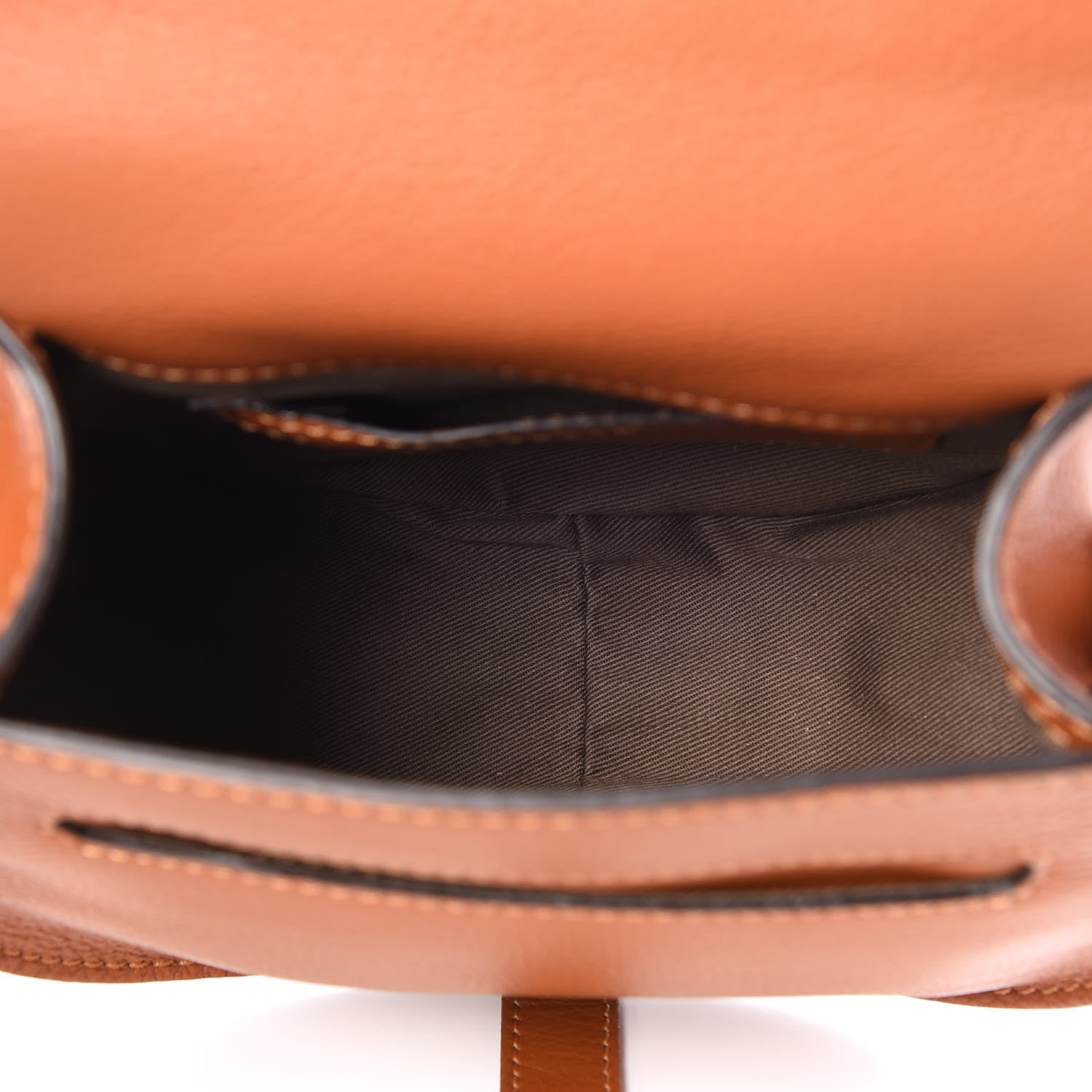 Chloe Calfskin Mini Marcie Round Crossbody Bag Tan 5 of 8