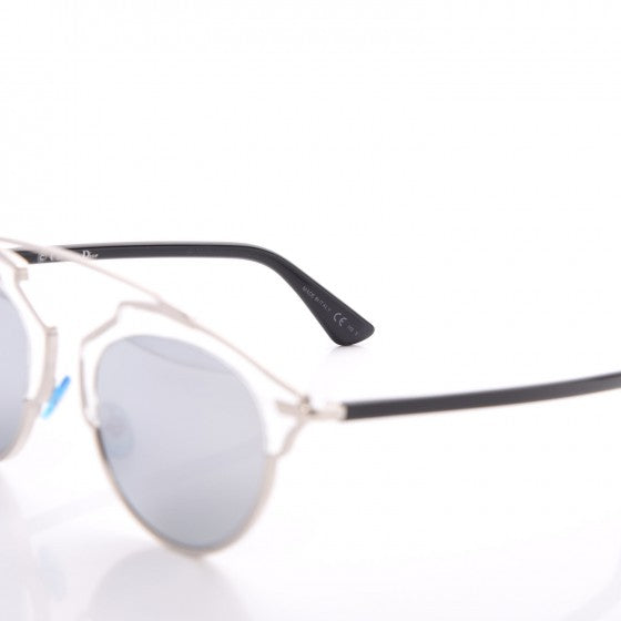 Mirrored So Real Sunglasses Silver