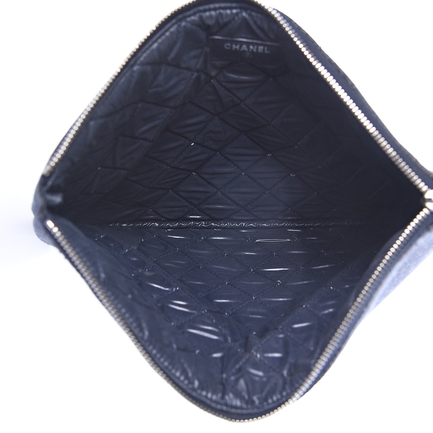 Denim Medium Deauville Pouch Dark Blue